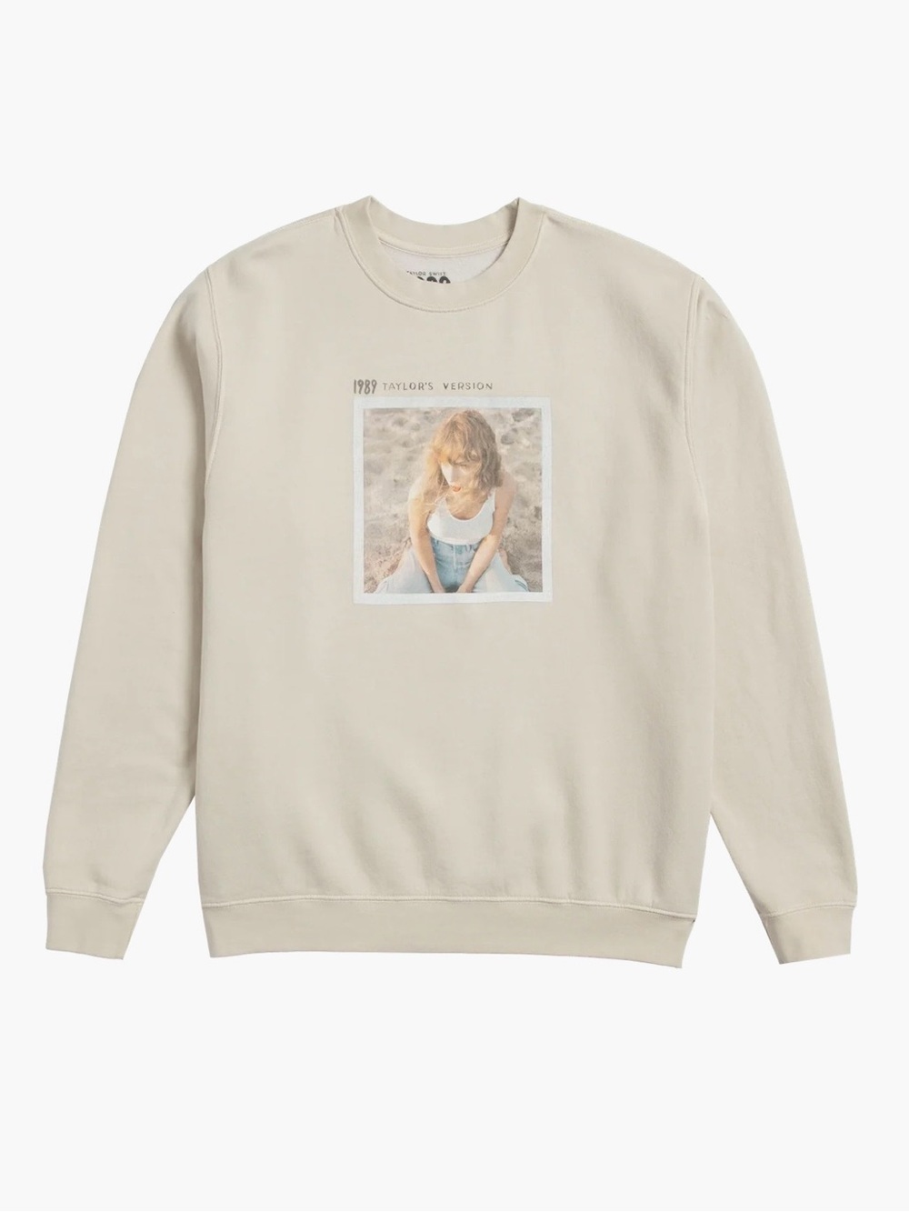 NWOT [Size: S] Taylor Swift 1989 (Taylor’s Version) Beige Crewneck